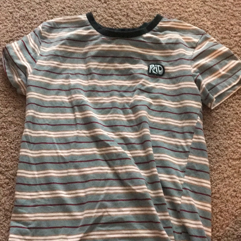 NWOT striped Dutch Bros t shirt